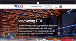Desktop Screenshot of ecosio.com