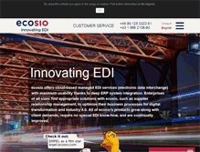 Tablet Screenshot of ecosio.com